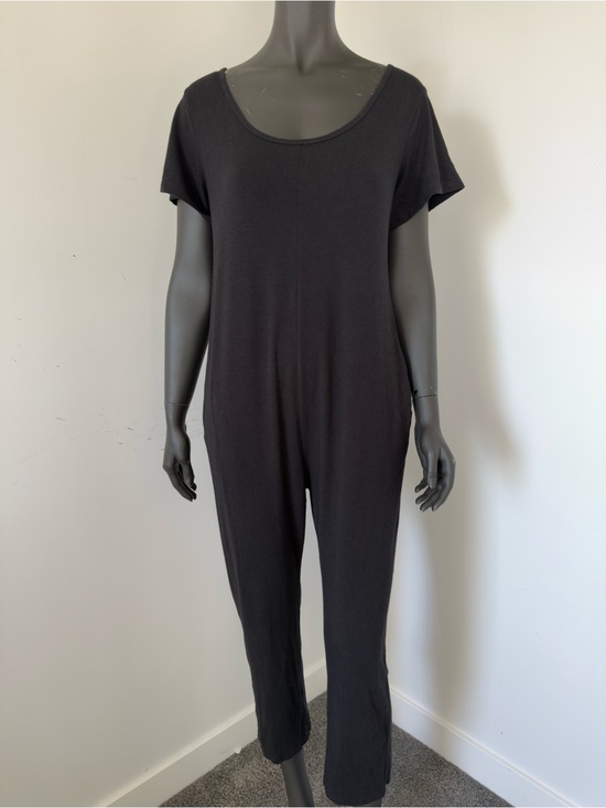 Smash + Tess Pants - 316. Smash + Tess Black Jumpsuit with Short Sleeves